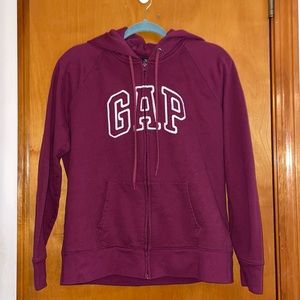 GAP cranberry hoodie